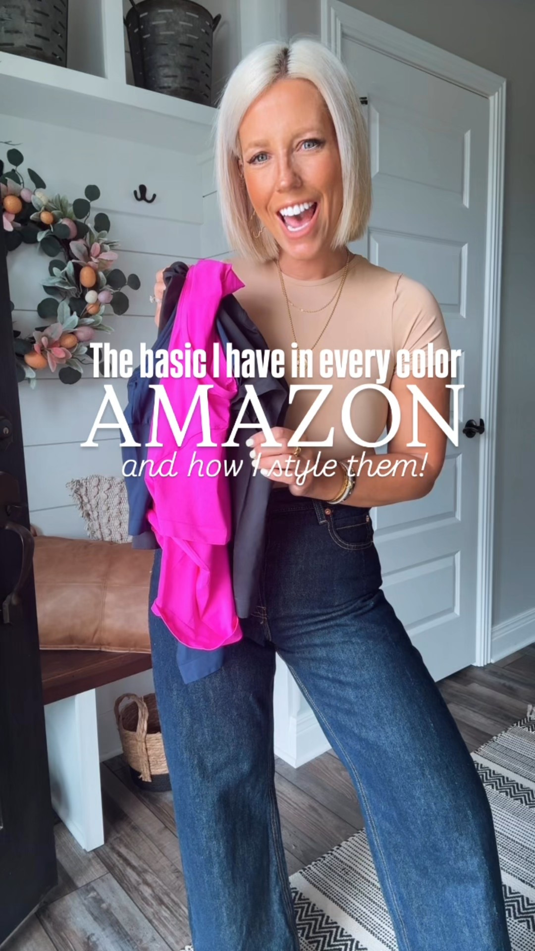 The best basic you will reach for time and time again!!! I have every color!!! Double lined and fits like a bodysuit without the inconvenience!!!!
⬇️⬇️⬇️
Top sized up to medium 
White athletic shorts size medium
White jeans size small
Jean shorts size 8 (run small)
Dark jeans size 4
White shorts size 4


#LTKSaleAlert #LTKStyleTip #LTKFindsUnder50