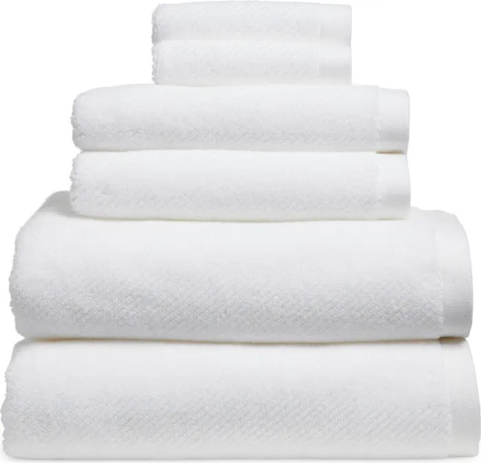 Nordstrom Cotton Rib 6-Piece Bath Towel Set | Nordstrom | Nordstrom