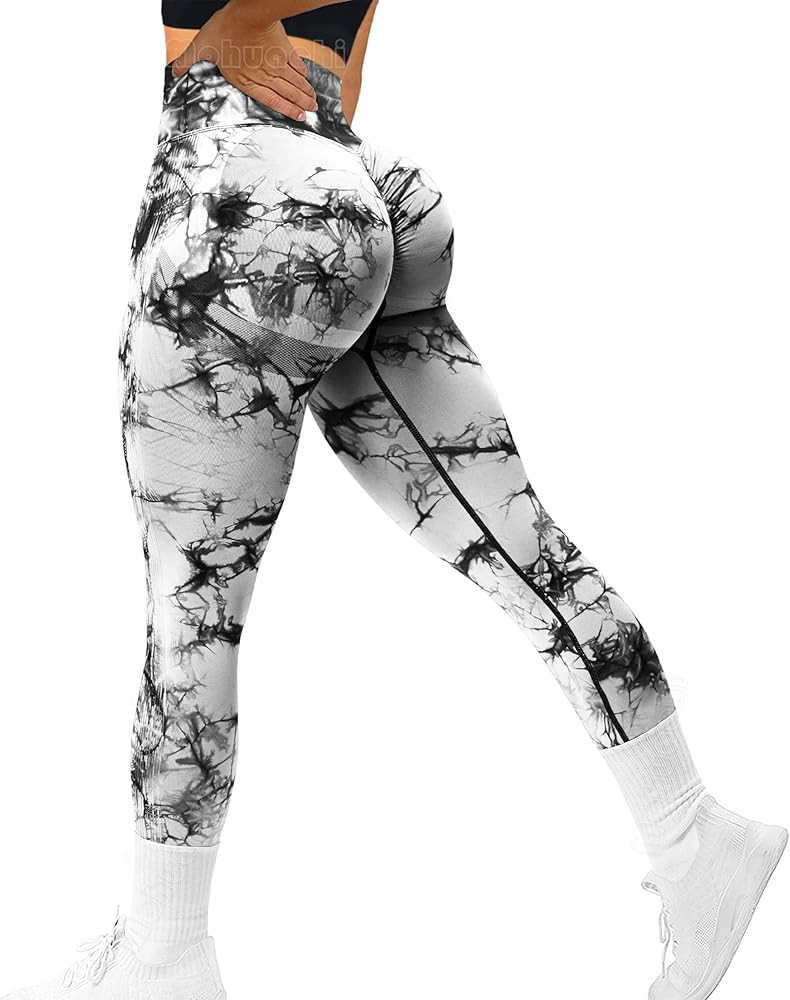 MOHUACHI Women Scrunch Butt Lifting Leggings for Women Seamless High Waisted Workout Yoga Pants G... | Amazon (US)