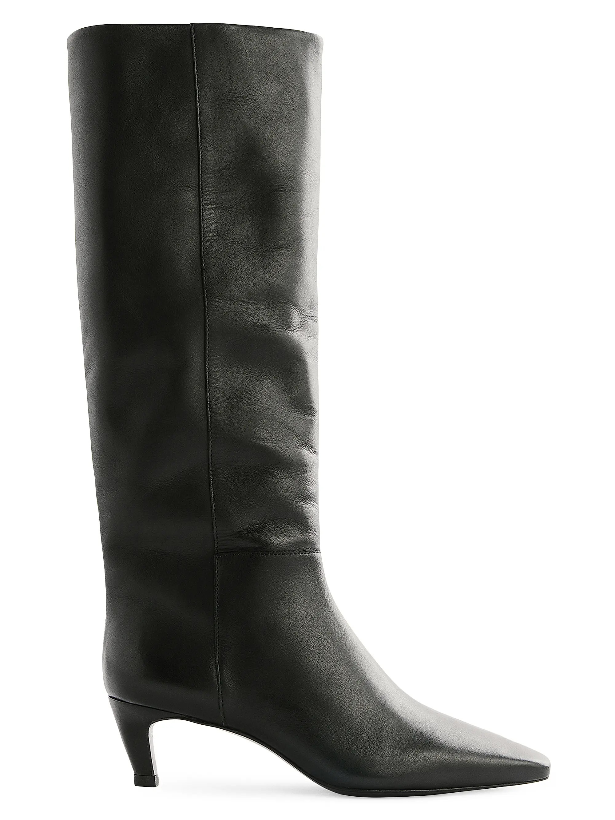 Remy 50MM Leather Knee-High Boots | Saks Fifth Avenue
