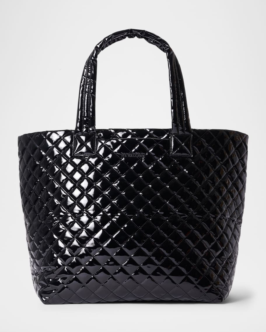 MZ WALLACE Large Metro Deluxe Patent Tote Bag | Neiman Marcus