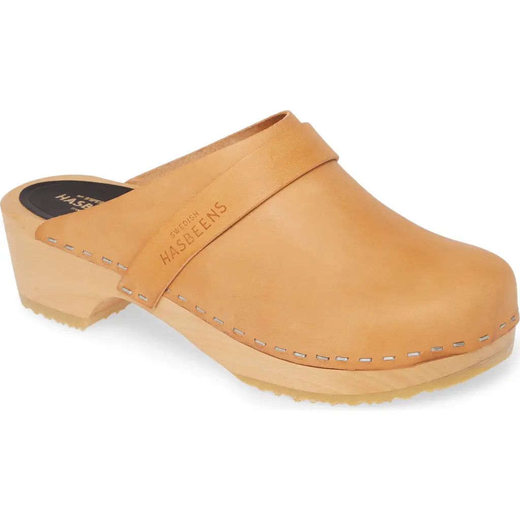 Swedish Hasbeens Husband Clog in Nature at Nordstrom, Size 40 | Nordstrom