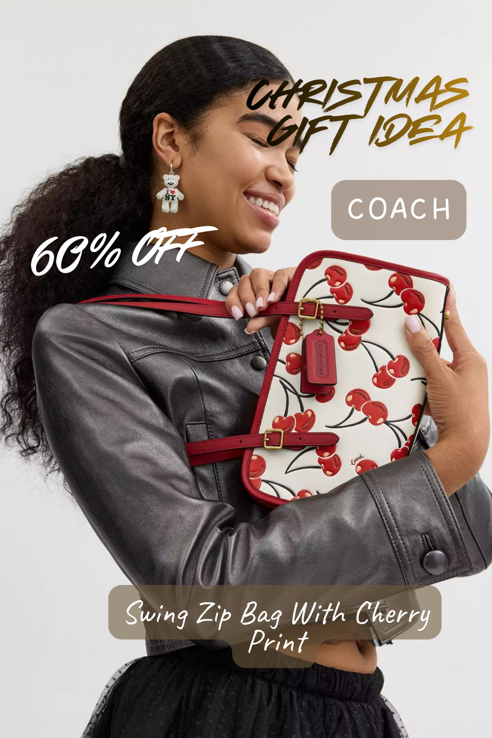🍒 Coach Swing Zip Bag With Cherry Print — Sweet, Playful & 60% OFF ✨

Lightweight, easy to carry, and just the right size for your essentials, the Swing Zip bag works beautifully for errands, quick outings, school pick-ups, or as a cheerful weekend accessory. The adjustable strap gives you comfortable crossbody or shoulder wear, making it a practical little bag with big style.

✨ Now 60% OFF — such a great Christmas gift idea.

These seasonal prints always sell out fast (especially during holiday sales), and the cherry collection is one of the most loved. If you want a cute, collectible Coach piece for yourself or someone special, this is the moment.

A sweet, fun, everyday bag that adds a little joy to winter outfits. 🍒✨ 

 #LTKstyletip #LTKbag #LTKgiftguide