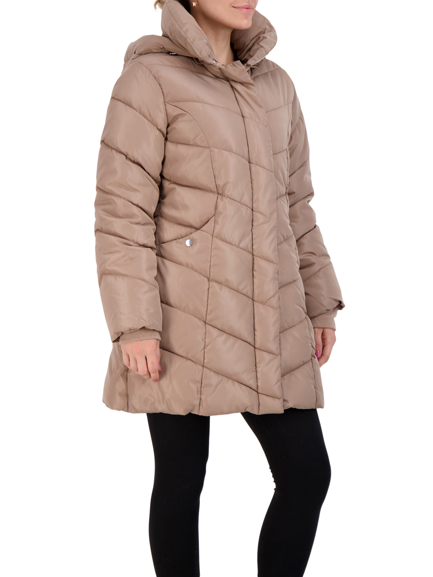 Steve Madden Women's Puffer Coat with Hood - Walmart.com | Walmart (US)