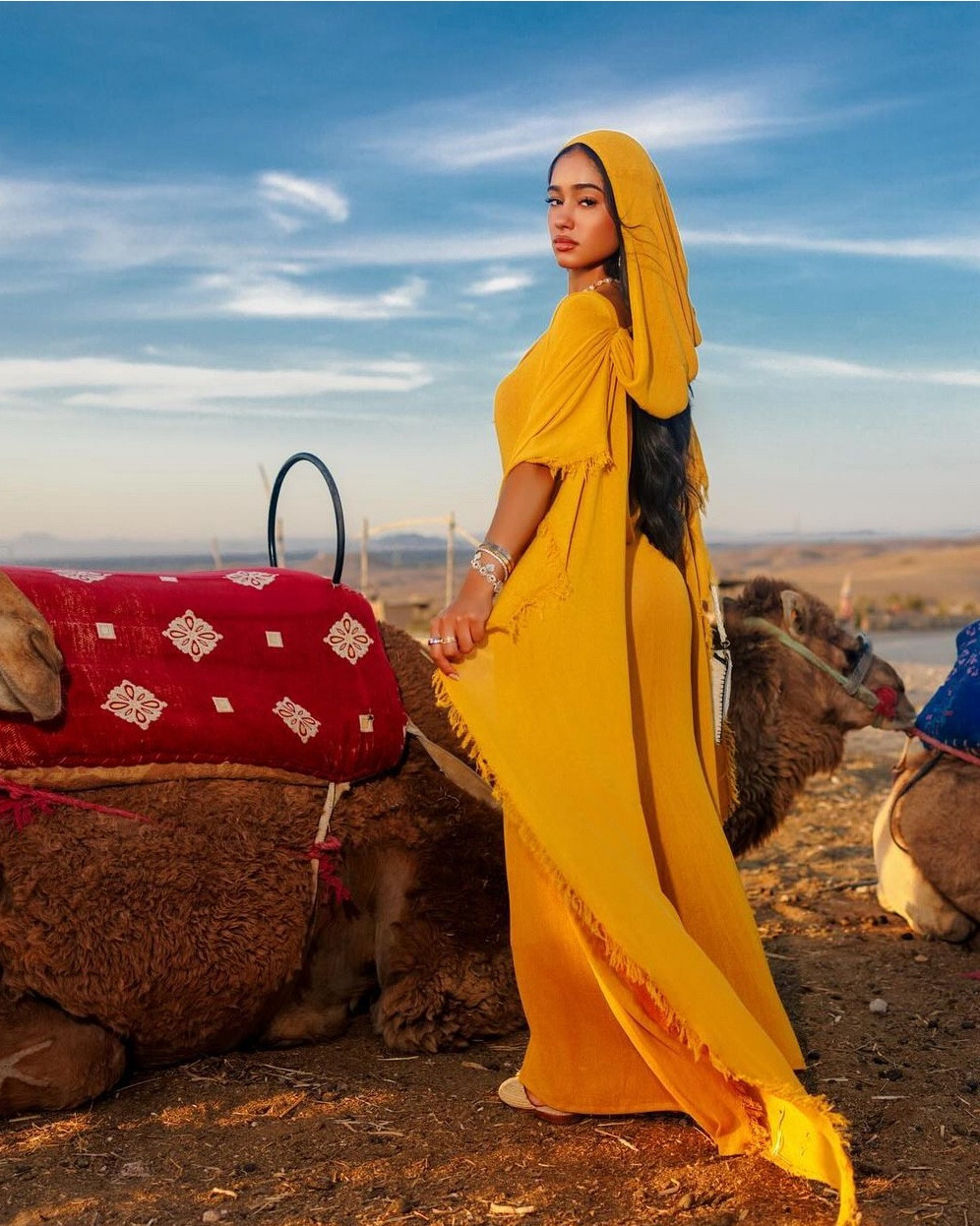 The most stunning dress that I wore on my birthday trip to Morocco. 💛

#LTKStyleTip #LTKSeasonal #LTKTravel