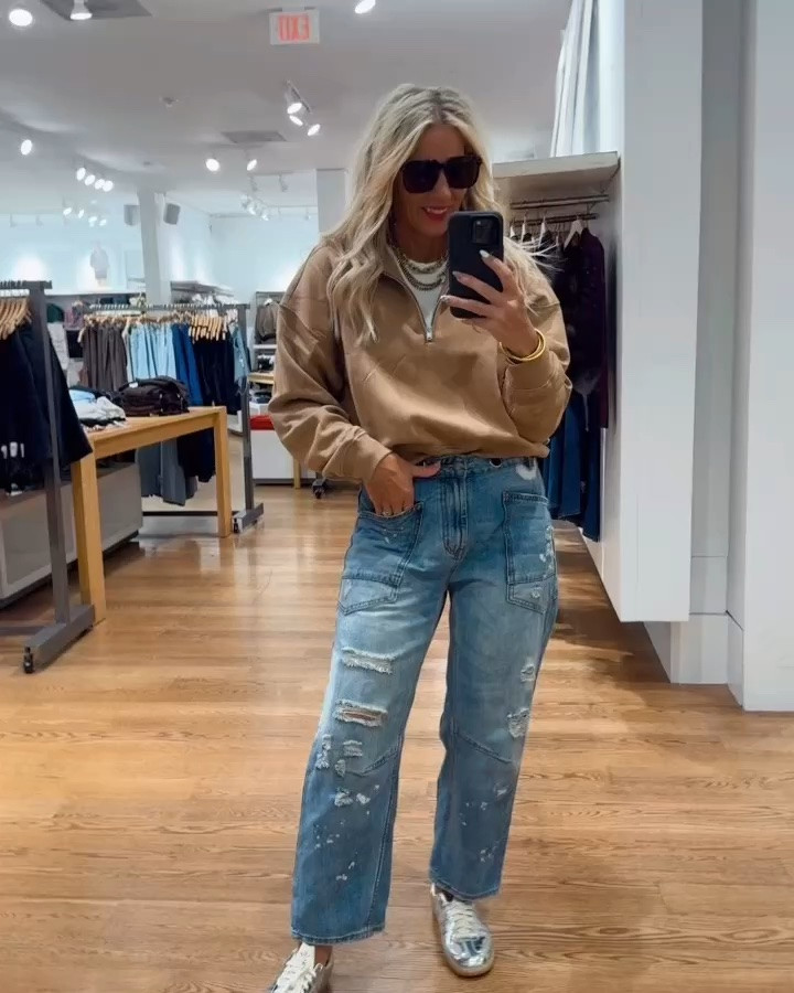 🚨🚨30% off today 🚨🚨I’m a sucker for a good quarter zip and this one with the mocha color chefs kiss 


Size : wearing a small

#LTKootd #LTKgrwm #LTKmomlife