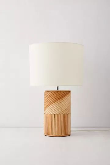 Ria Rattan Table Lamp | Urban Outfitters (US and RoW)