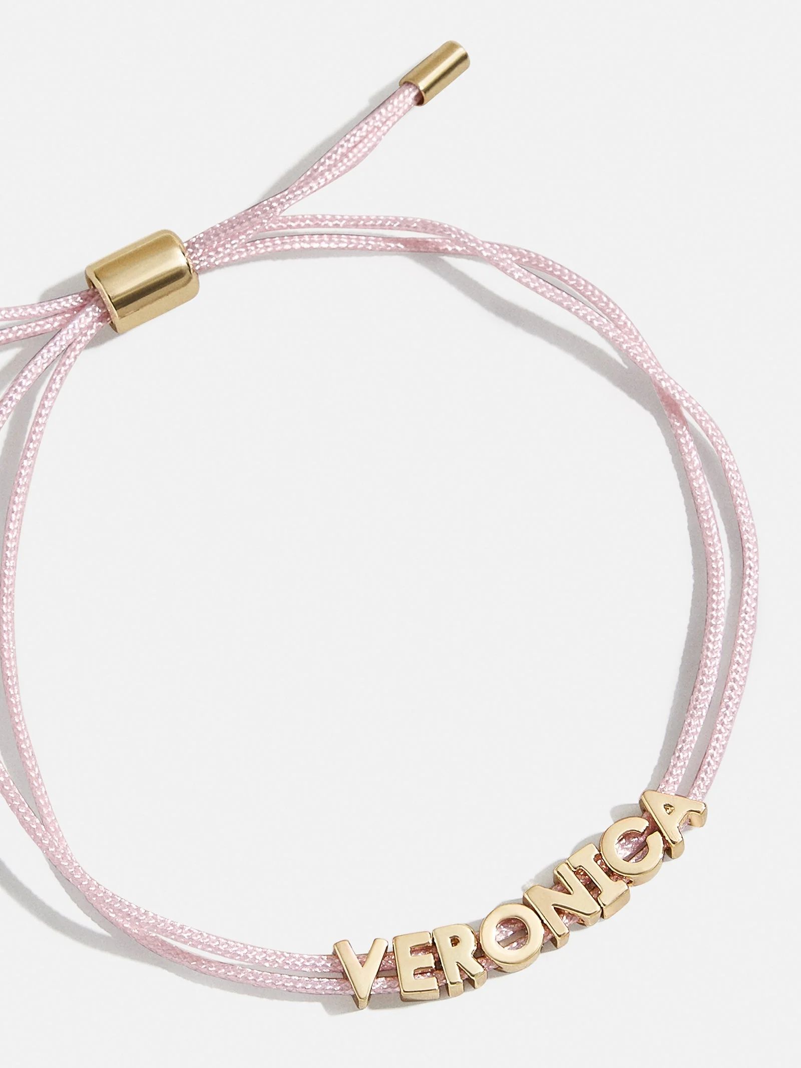 Custom Cord Bracelet - Light Pink | BaubleBar (US)