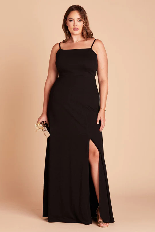 Benny Crepe Dress - Black | Birdy Grey