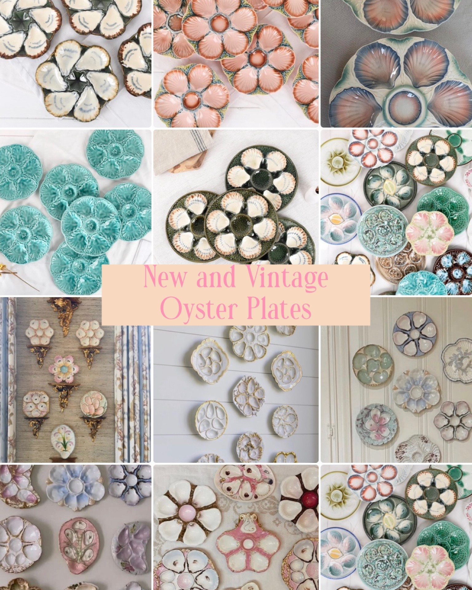 Added new and vintage oyster plates! Many are one of a kind/ vintage so once they’re gone they’re gone. I have new ones too!

#LTKHome #LTKfoodie #LTKPlusSize