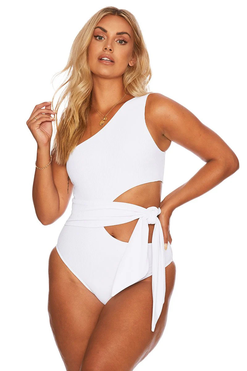 Carlie One Piece White | White One Piece Swimsuit | Beach Riot | Beach Riot