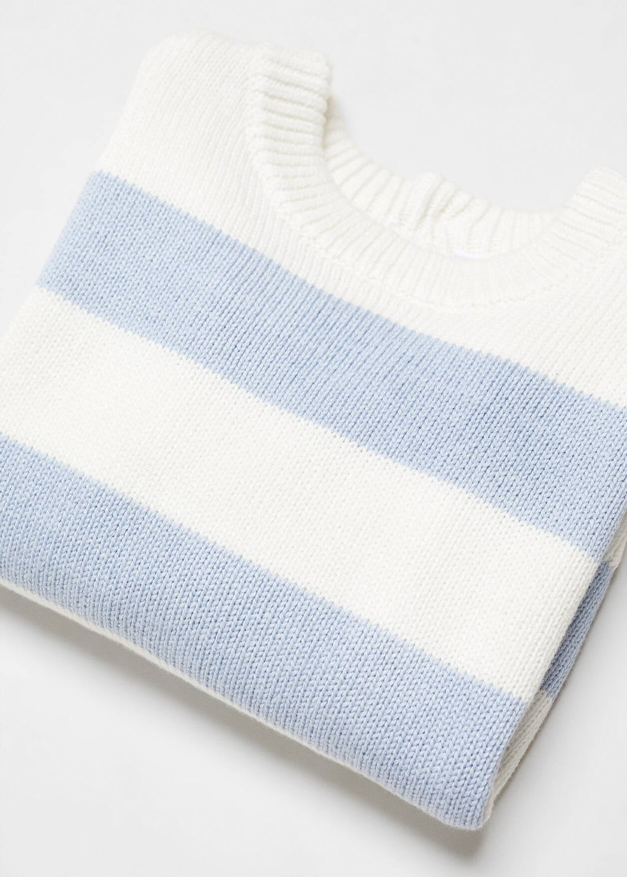 Striped cotton-blend sweater -  Women | Mango USA | MANGO (US)