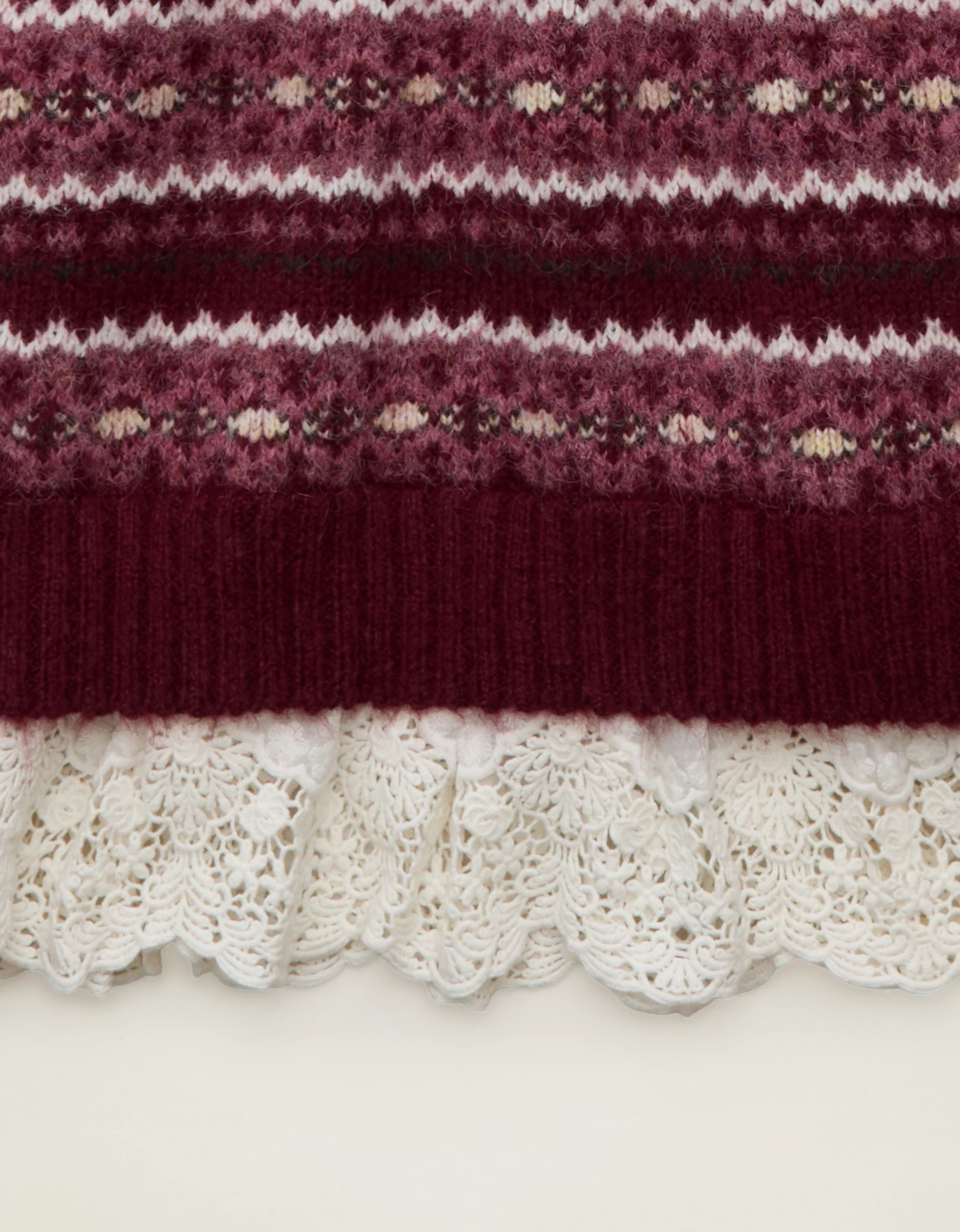 AE Oversized Sweater Lace-Trim Mini Dress | American Eagle Outfitters (US & CA)