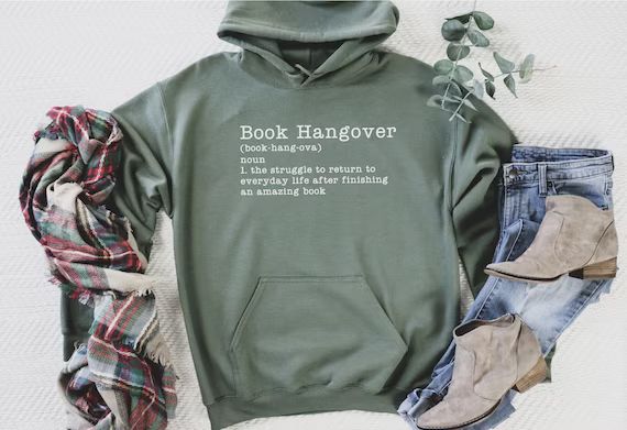 Book Hangover Sweatshirt, Book Hoodie, Book Lover Sweat, Graphic Sweatshirt, Gift For Best Friend... | Etsy (CAD)