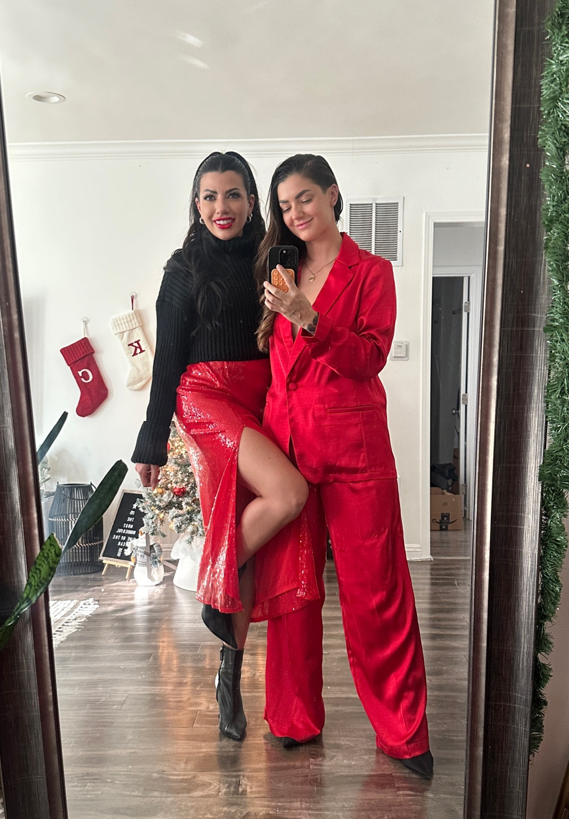 Christmas Eve Outfits! 💋🎄

Anything sparkly and red is so in right now and we are not mad about it! We found these affordable outfits that you can dress up or down and are so comfy. Perfect for a holiday dinner, Xmas party, date night 

#xmasoutfits #holidaycoupleoutfits 

#LTKsalealert #LTKGiftGuide #LTKSeasonal
