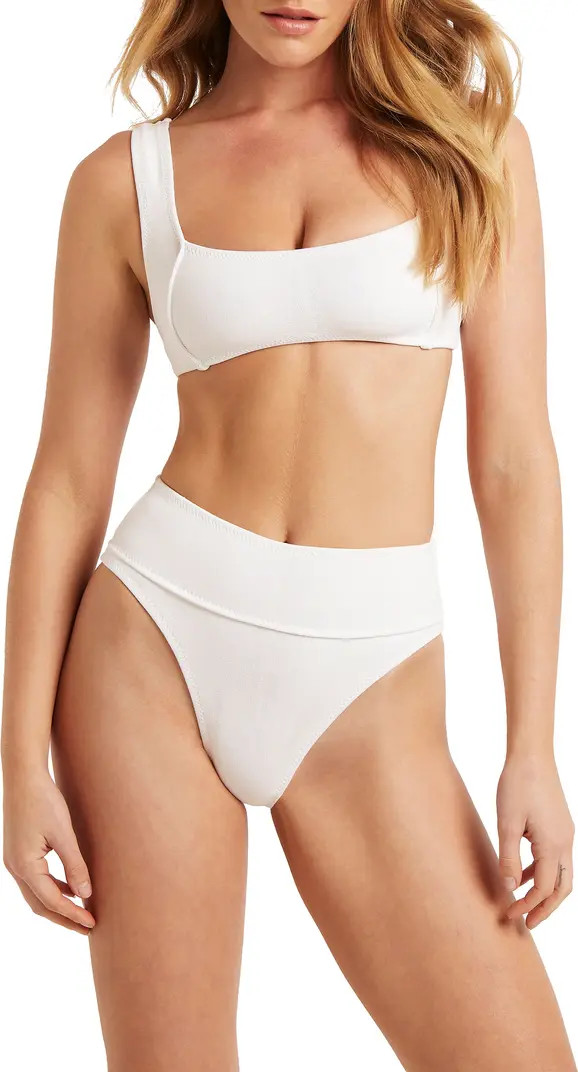 BOND-EYE AUSTRALIA BOUND by Bond-Eye The Carey High Waist Recycled Polyamide Blend Bikini Bottoms... | Nordstrom Rack