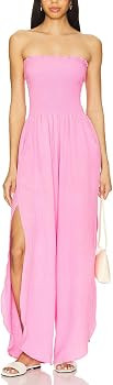 Features: Womens summer rompers, strapless tube top, sleeveless, stretchy smocked design at the b... | Amazon (US)