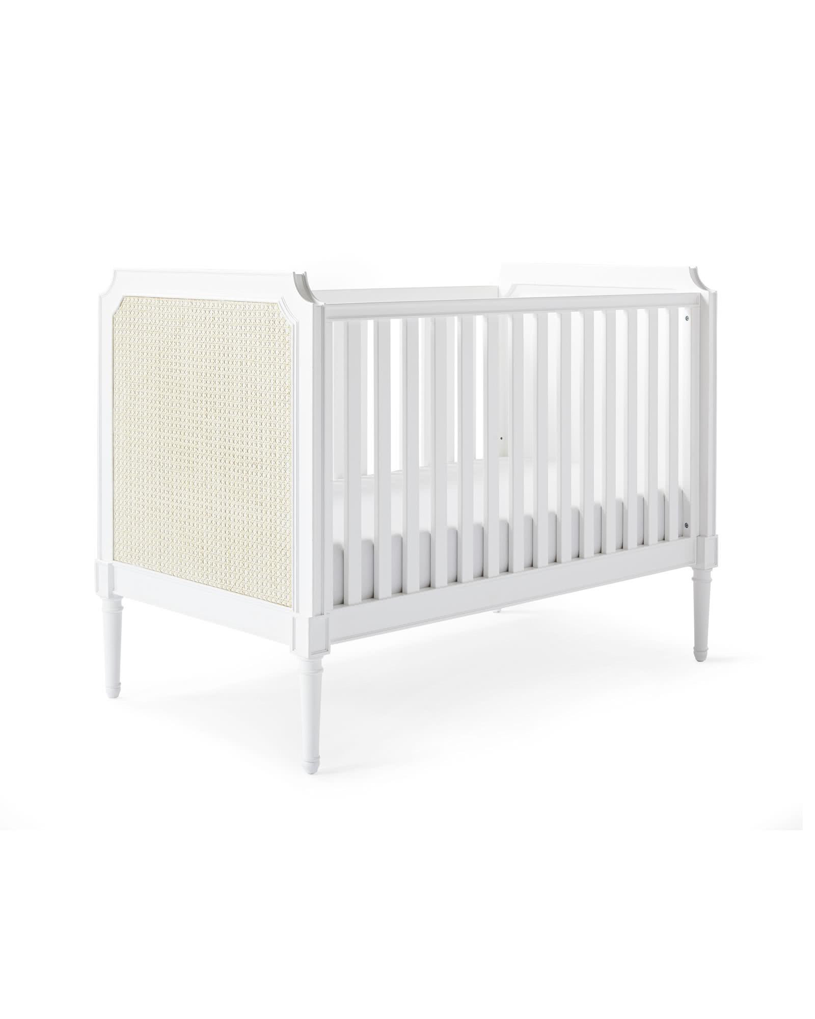 Harbour Cane Convertible Crib | Serena and Lily