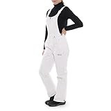 Arctix Women's Essential Insulated Bib Overalls, White, Large Tall | Amazon (US)
