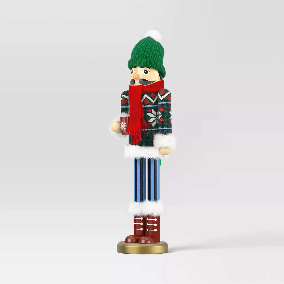 Christmas Sweater Wood Tall Nutcracker - Threshold™ | Target