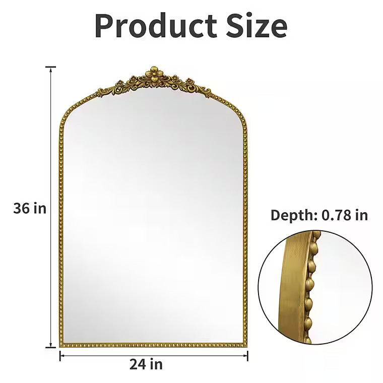 (1-St), robusten Eisenrahmen und Harzornamenten, 90×60cm, Vintage-Gold
        
        
       ... | OTTO (DE)