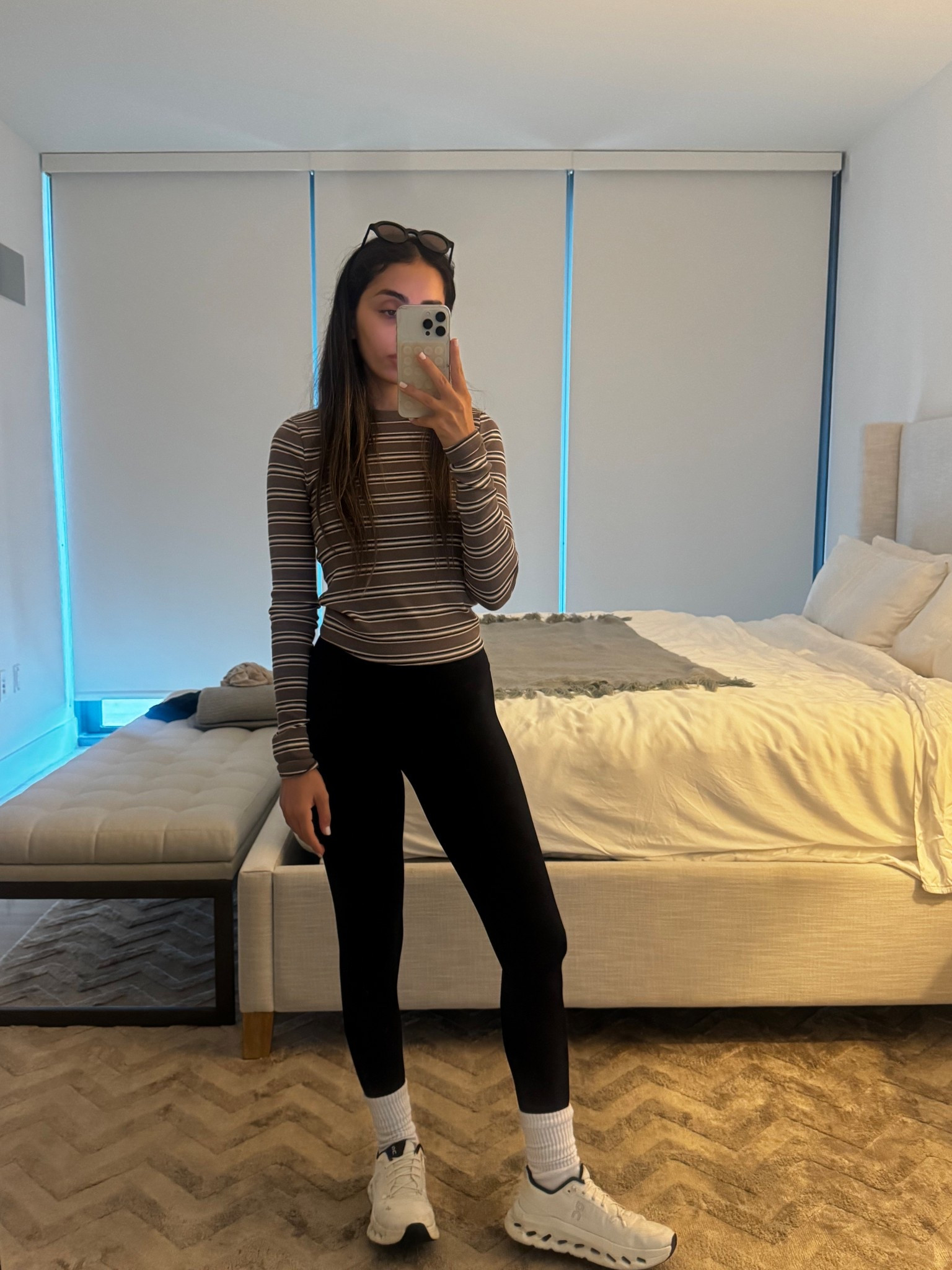 Loving this new striped long sleeve I got from GAP. On sale for $20!

TOP: XXS Petite
LEGGINGS: XXS
SNEAKERS: 6.5W

#LTKStyleTip #LTKPetite #LTKFindsUnder50
