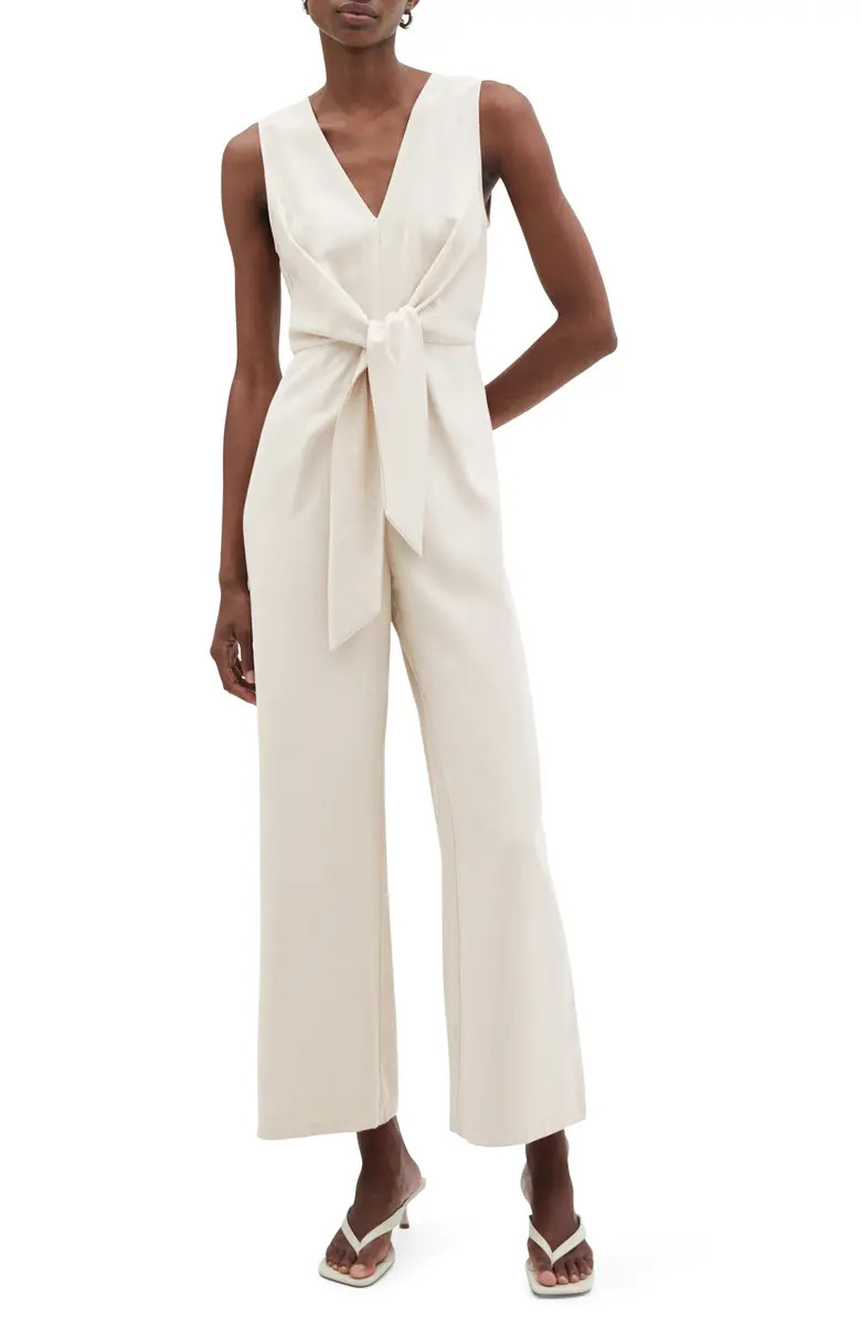 Ali Twist Sleeveless Crepe Jumpsuit | Nordstrom