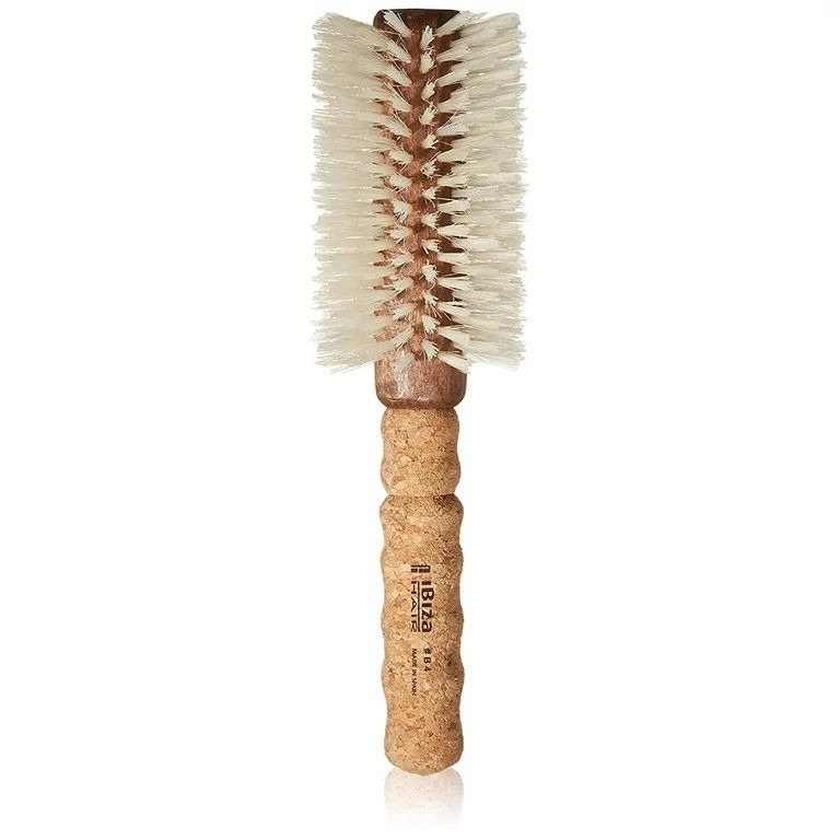 Ibiza Hair Brush - B4 Boar Bristle Round Hair Brush for Fine or Color Treated Hair - Salon Qualit... | Walmart (US)