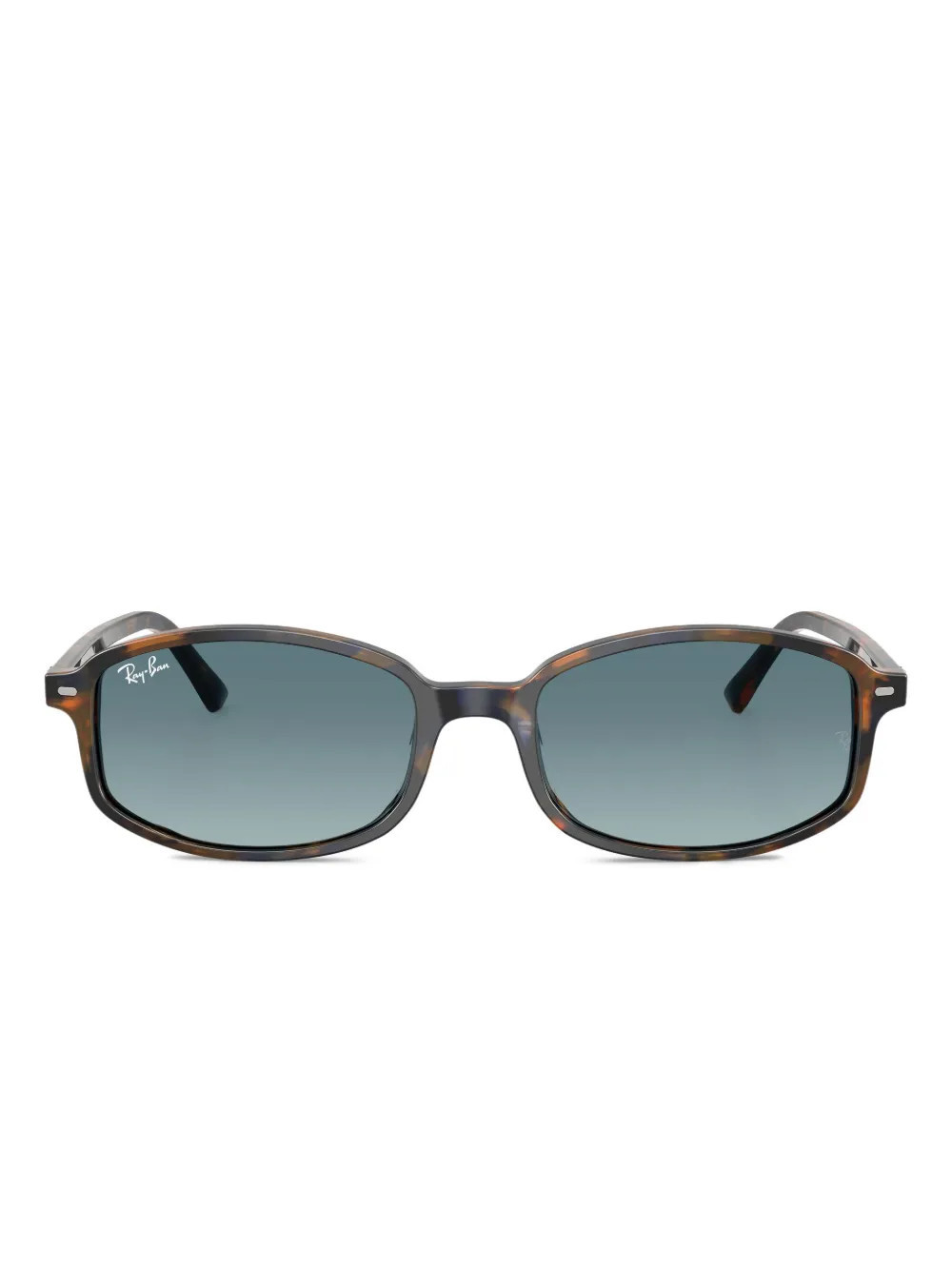 Ray-Ban tortoiseshell rectangle sunglasses - Brown | Farfetch Global