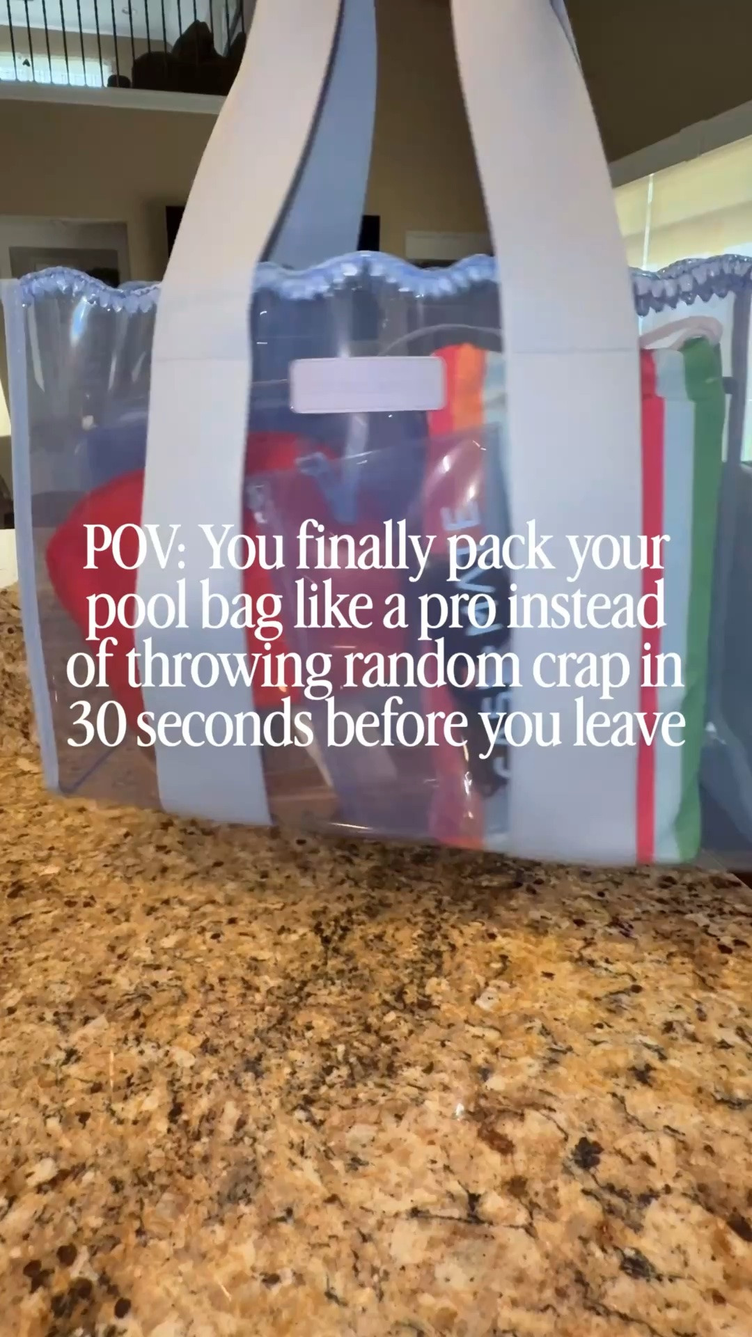 POV: You finally pack your pool bag like a pro instead of throwing random crap in 30 seconds before you leave 🏊‍♀️☀️
No more forgetting that one thing that ruins the whole pool day. This packed pool bag is a total game changer for busy moms who want to actually enjoy the water instead of stressing.