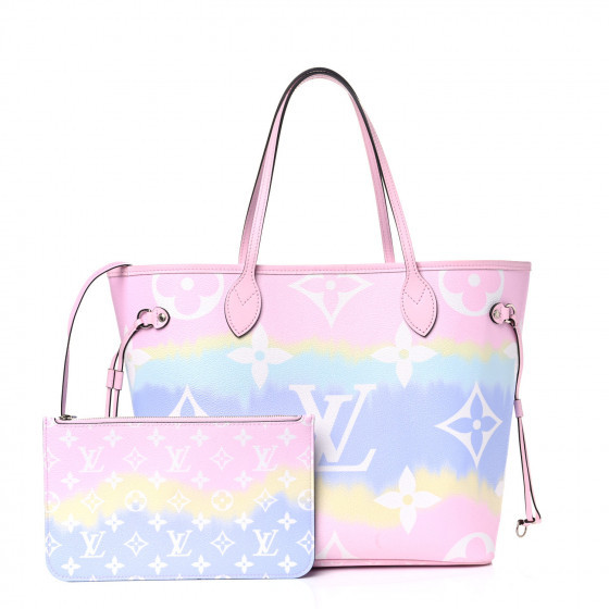 LOUIS VUITTON Monogram Escale Neverfull MM Pastel | Fashionphile