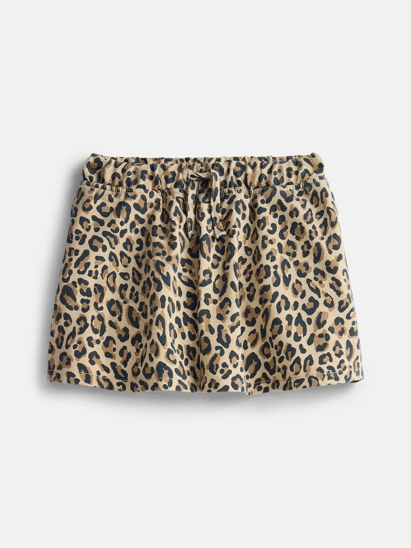 Wonder Nation Girls Knit Denim Skirt, Sizes 4-18 | Walmart (US)