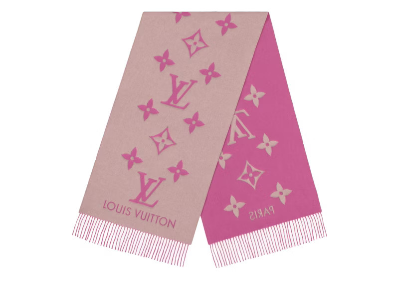 Louis Vuitton Reykjavik Scarf in White Rose Pink | StockX