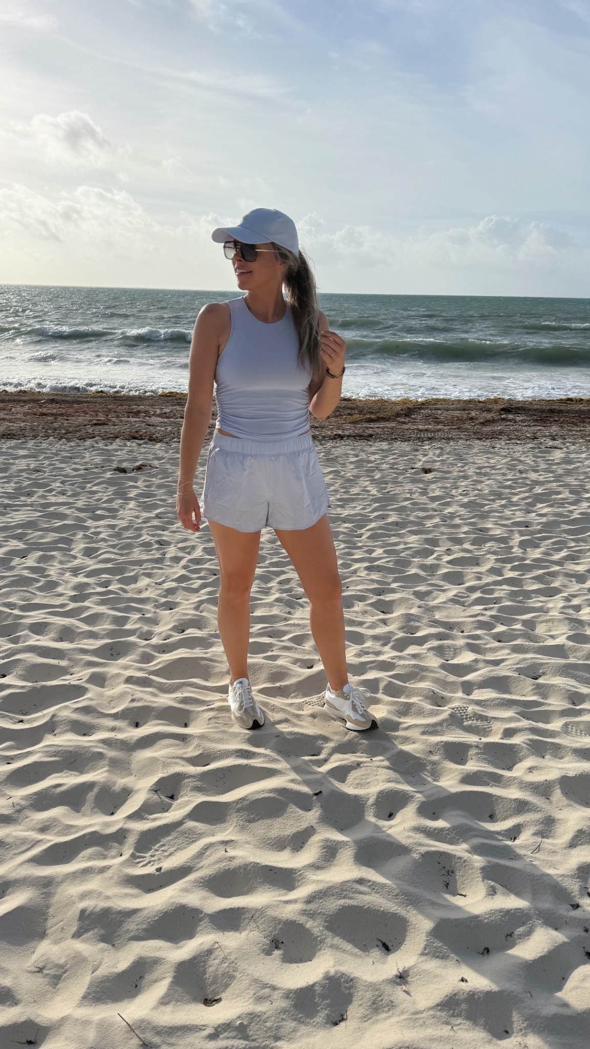 Medium in both  

#LTKTravel #LTKSeasonal #LTKActive