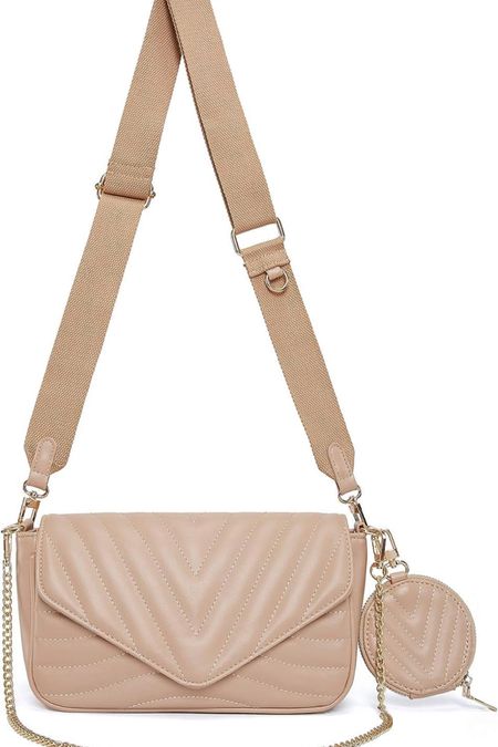 This cross body bag is perfect for on the go or if you need it for date night. It comes with a thick long strap or a small gold one for a dressier look. The coin purse is great for AirPods or small items. The materiel is great quality and fits a lot. 

#LTKunder50 #LTKsalealert #LTKitbag