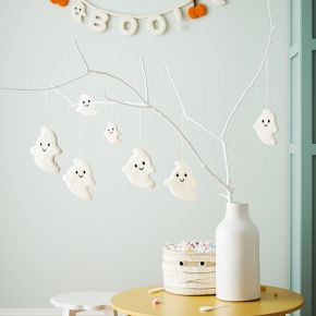Felt Ghost Ornaments | West Elm (US)