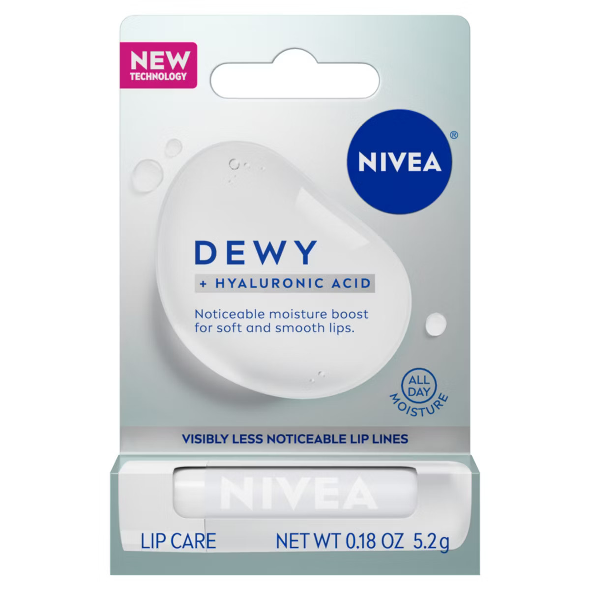 NIVEA Hyaluronic Dewy Lip Care Stick - 0.18oz | Target