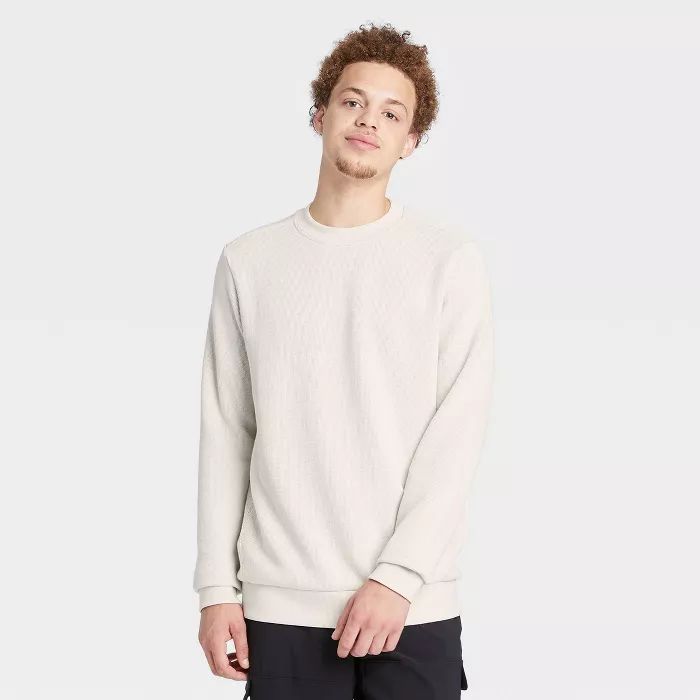 Men's Crewneck Fleece Sweater - All in Motion™ | Target