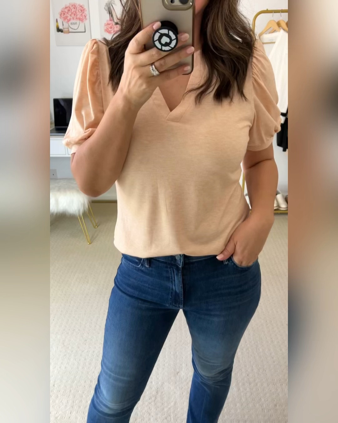 Here are a couple budget friendly alternatives for a t-shirt if you have a casual lifestyle. You can also easily elevate them with a wedge or block heel.

#LTKfindsunder50 #LTKmidsize #LTKover40