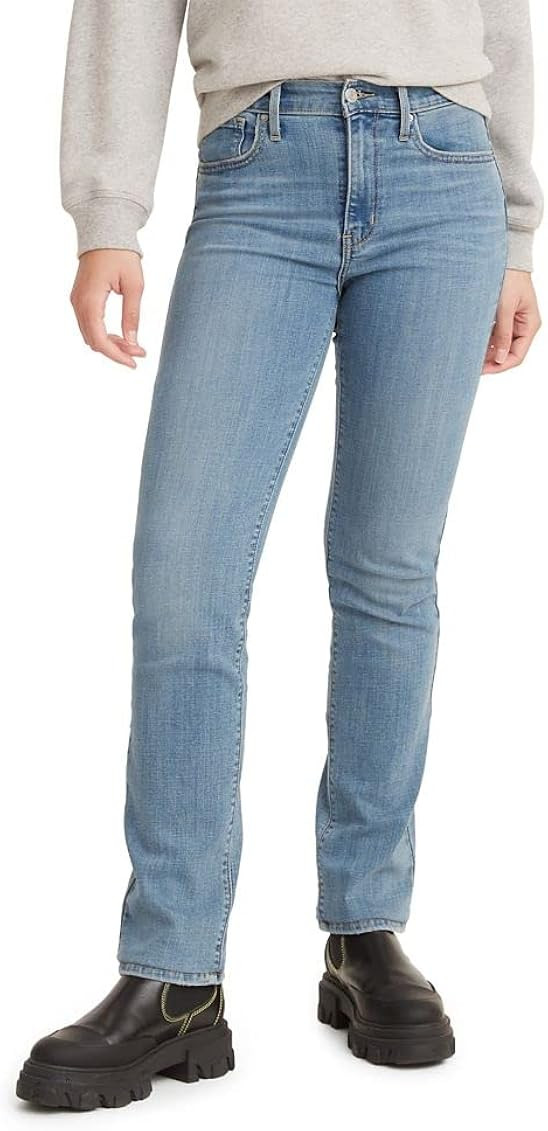 Levi's Women's 724 High Rise Straight Jeans | Amazon (US)