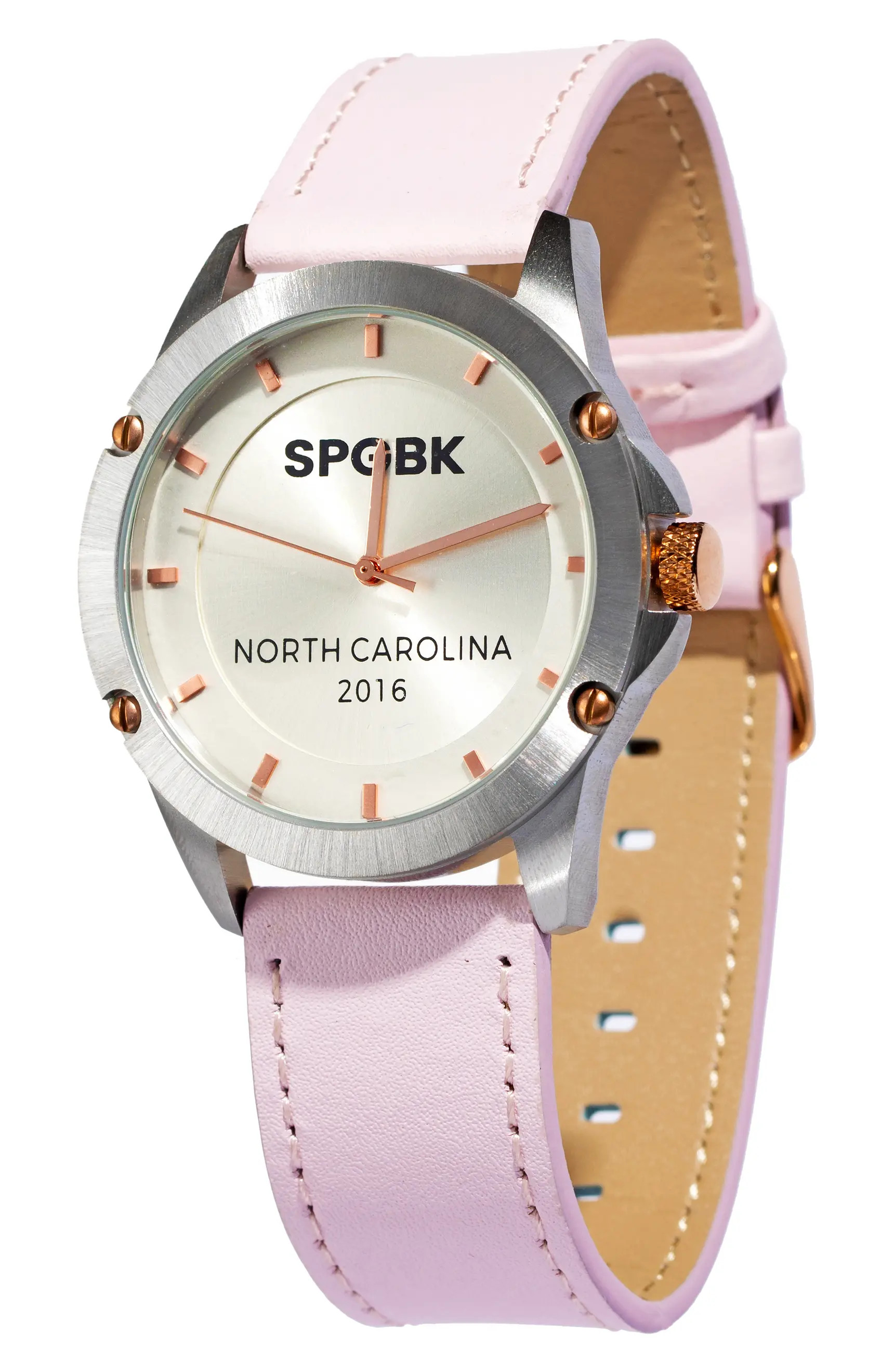 SPGBK Watches Owen Leather Strap Watch, 44mm | Nordstrom | Nordstrom
