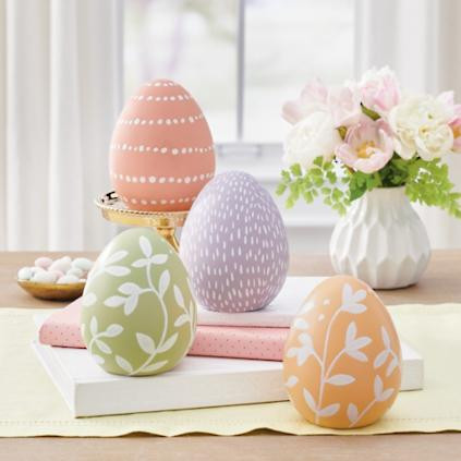 Darling Easter Eggs, Set of Four | Grandin Road | Grandin Road