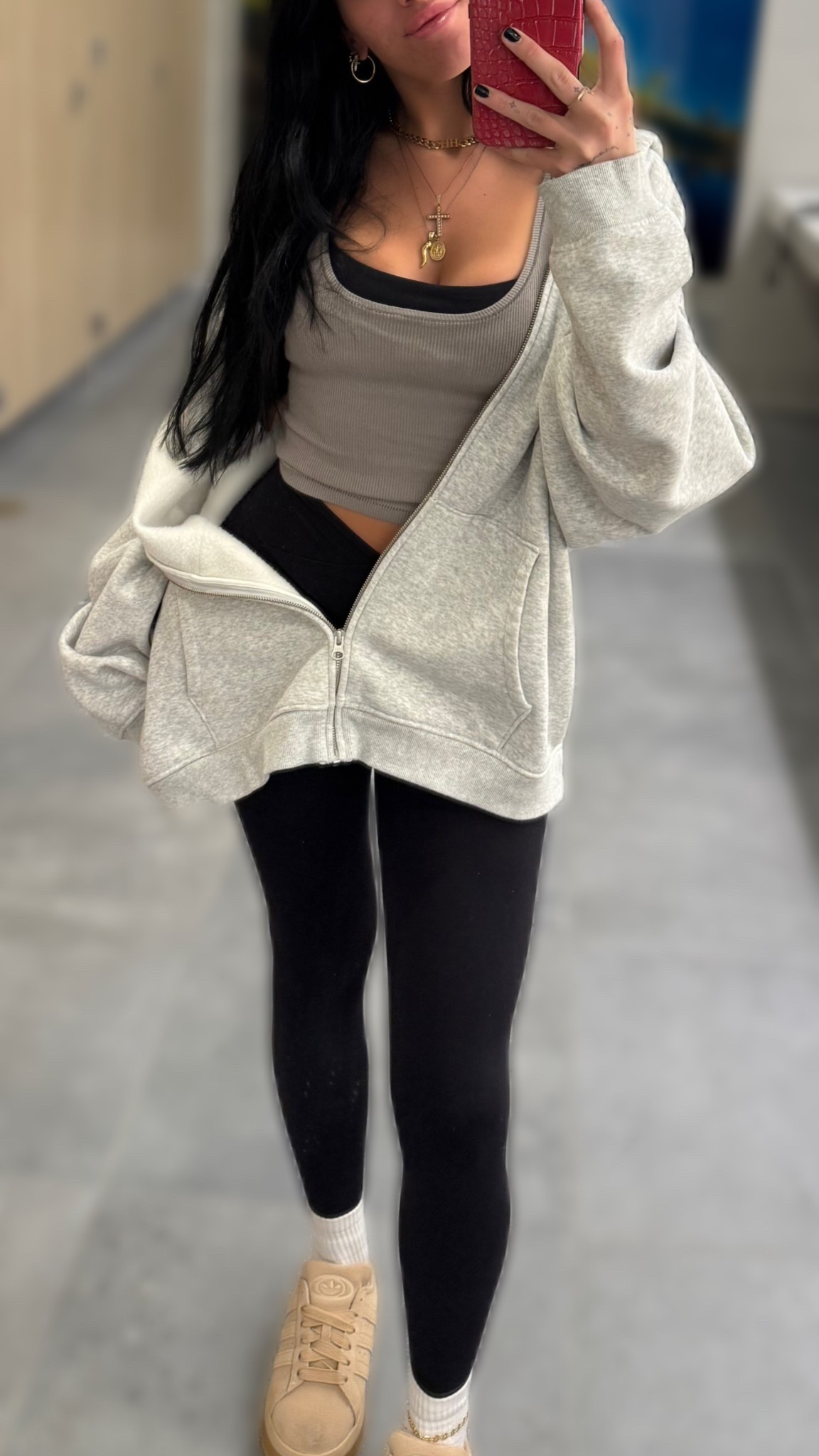 neutral layers just do it every time

zip up, fitted tank, leggings… simple but looks so put together without trying

this is my everyday go-to when I want comfy but still cute

linked everything for you

#LTKgrwm #LTKdayinmylife #LTKootd