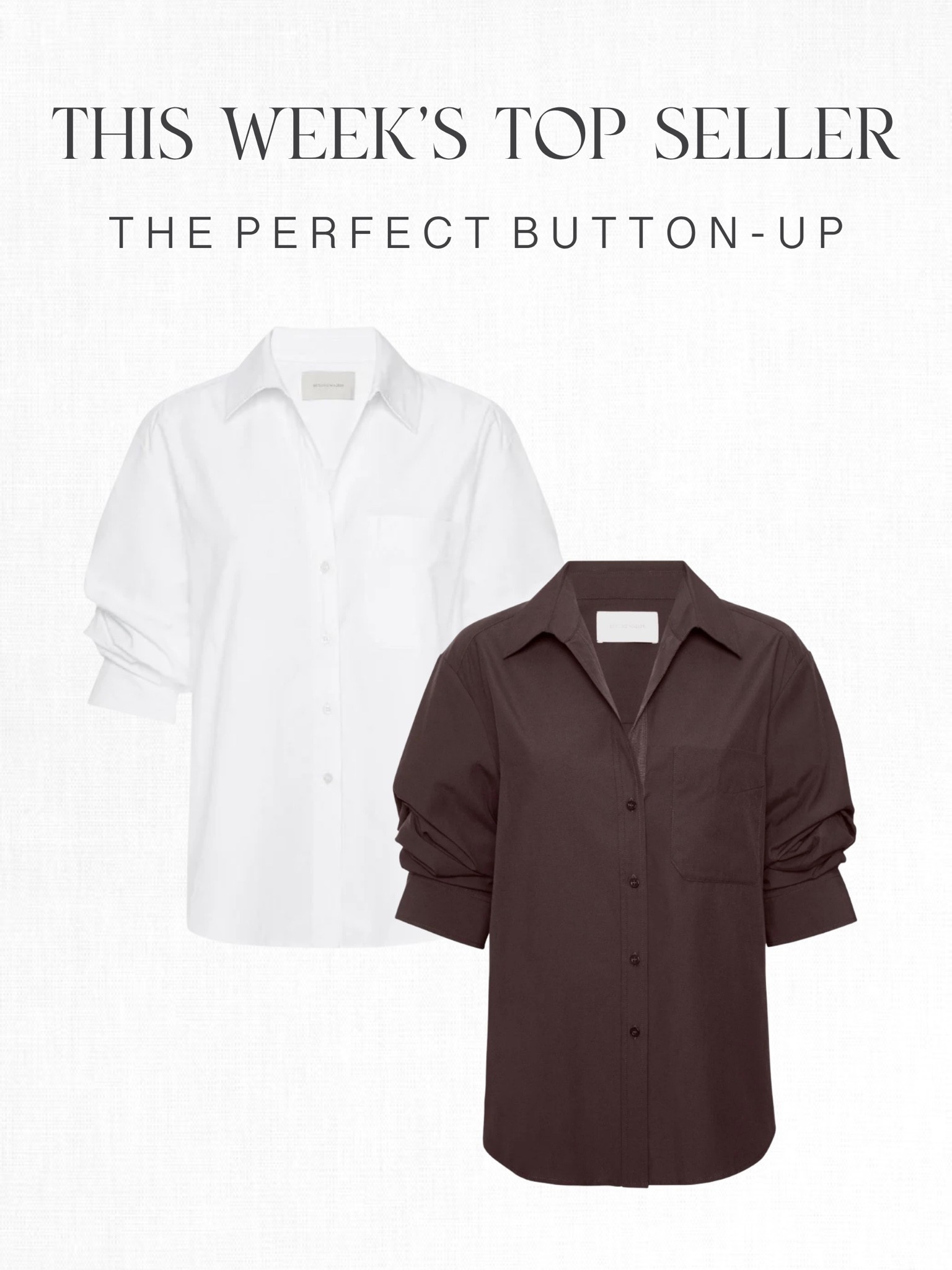 This is the perfectttt button up- and has been one of my top sellers the past few weeks! It’s been a really long time since I’ve loved a button-up this much! The ruched sleeve detail keeps it relaxed, and the fit is so nice. Not too loose and not too fitted!

It works with everything from jeans to skirts - and it’s currently one of my highest recommendations! Fits true to size 🤍🤍

#LTKOver40 #LTKSeasonal #LTKootd