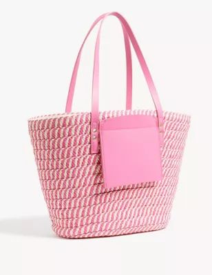 Straw Striped Tote Bag | Marks and Spencer AU/NZ