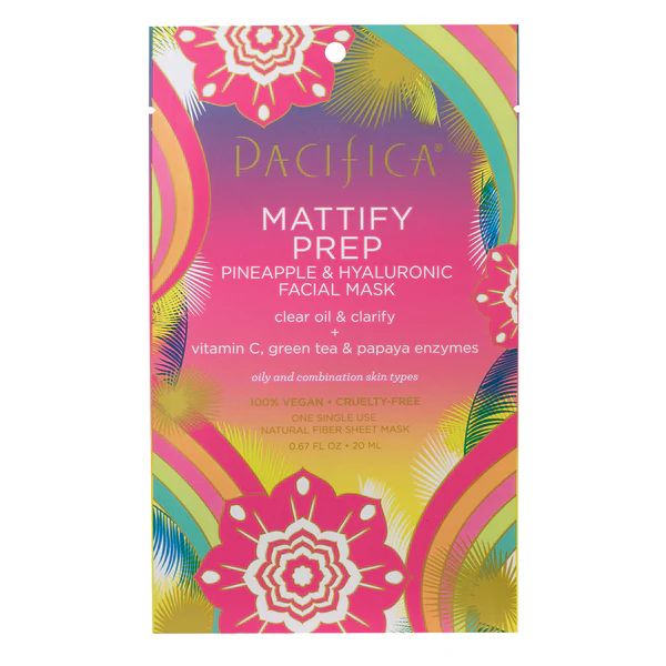 Mattify Prep Pineapple & Hyaluronic Facial Mask | Pacifica Beauty
