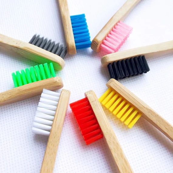 Kids Fun Bamboo Toothbrushes | Etsy | Etsy (US)