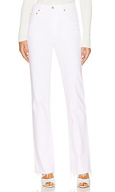 GRLFRND Melanie High Rise Boot Cut Jeans in Brentwood from Revolve.com | Revolve Clothing (Global)