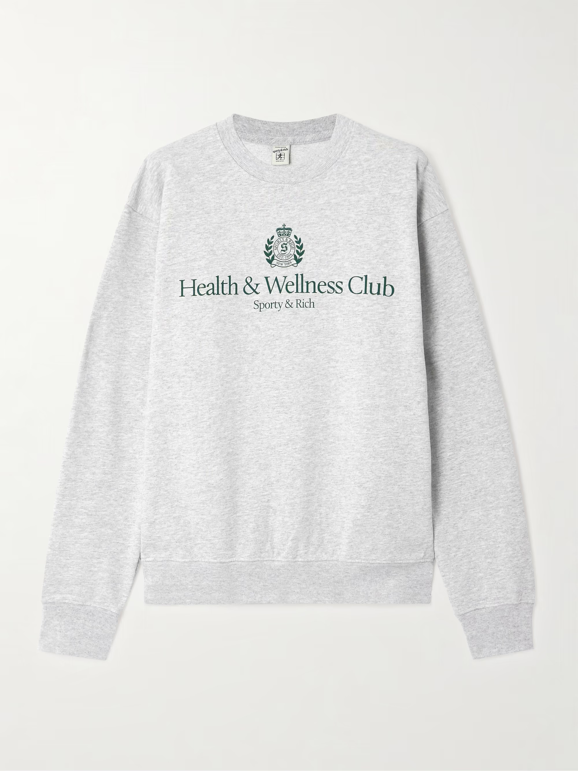 Printed cotton-blend jersey sweatshirt | NET-A-PORTER (UK & EU)