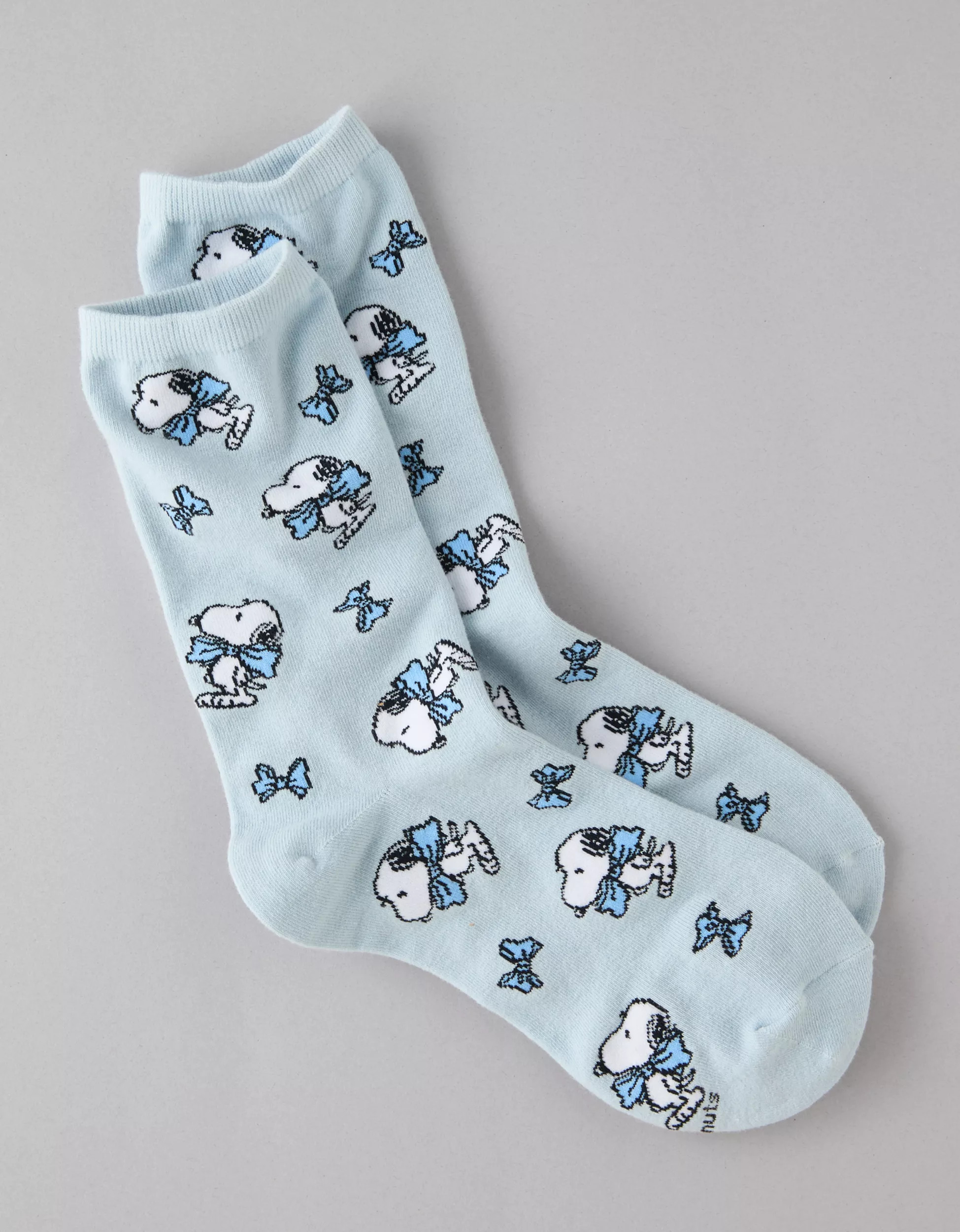 AE Snoopy Bow Crew Socks | American Eagle Outfitters (US & CA)